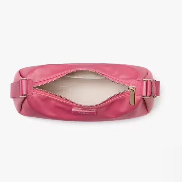 Kate Spade Carter Nylon Small Shoulder Bag Rose Oil Pink - Picture 15 of 16